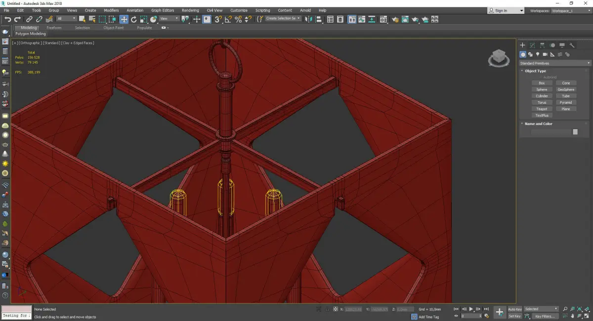 Travis Pendant Lights Low-poly 3D model
