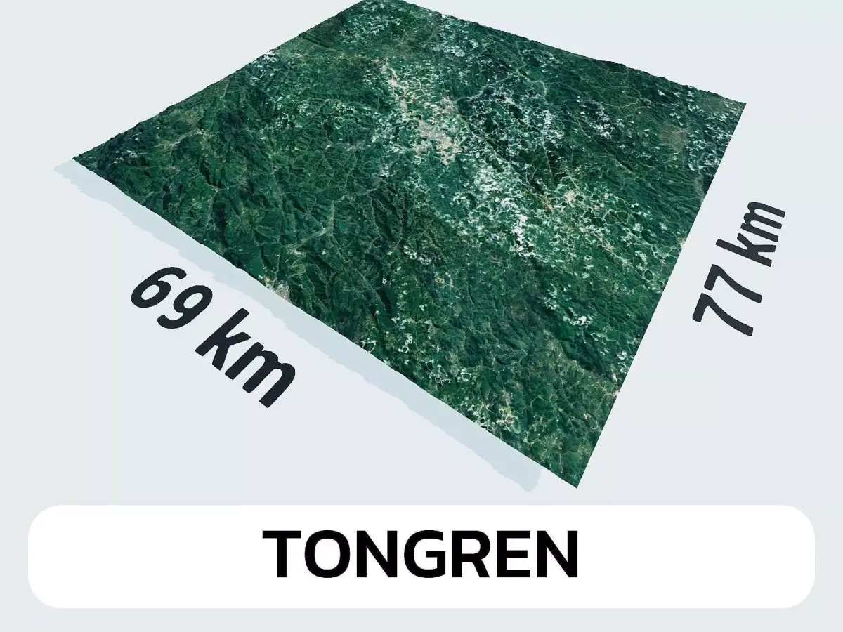 Tongren China City Landscape 3D Model 3D model