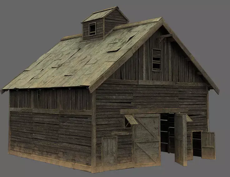 Barn 02 3D model