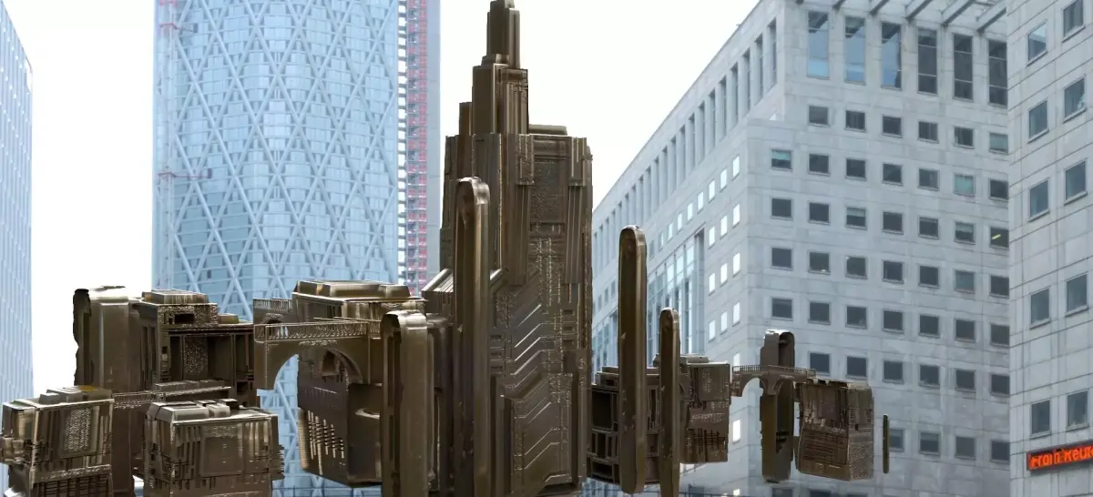 Sci Fi Structures 3D model