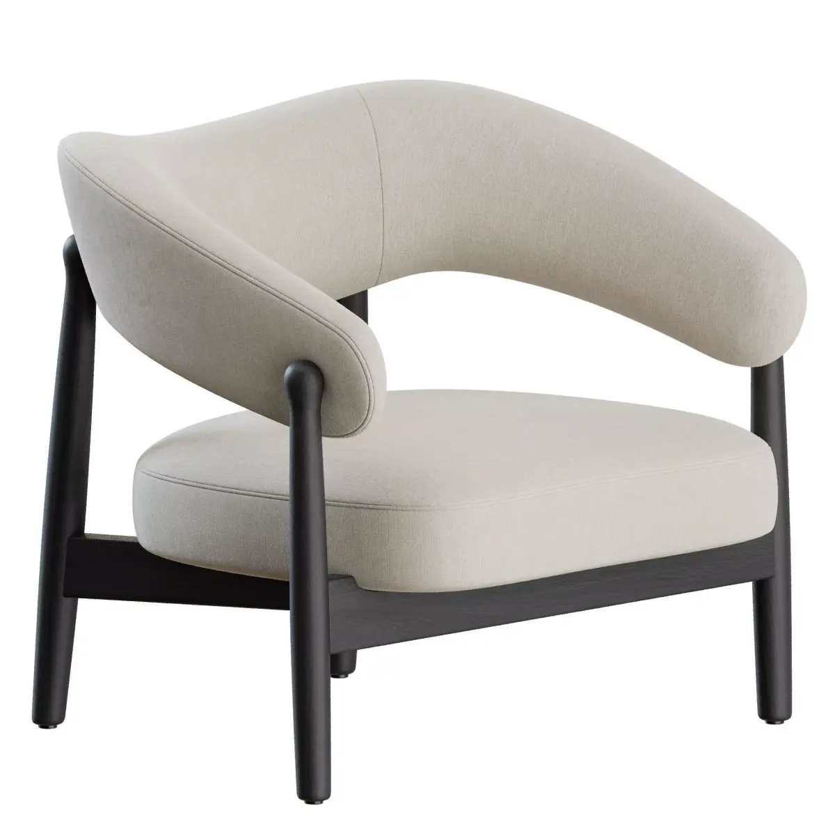 Frenchmen Street Lounge Chair by Man Of Parts 3D model