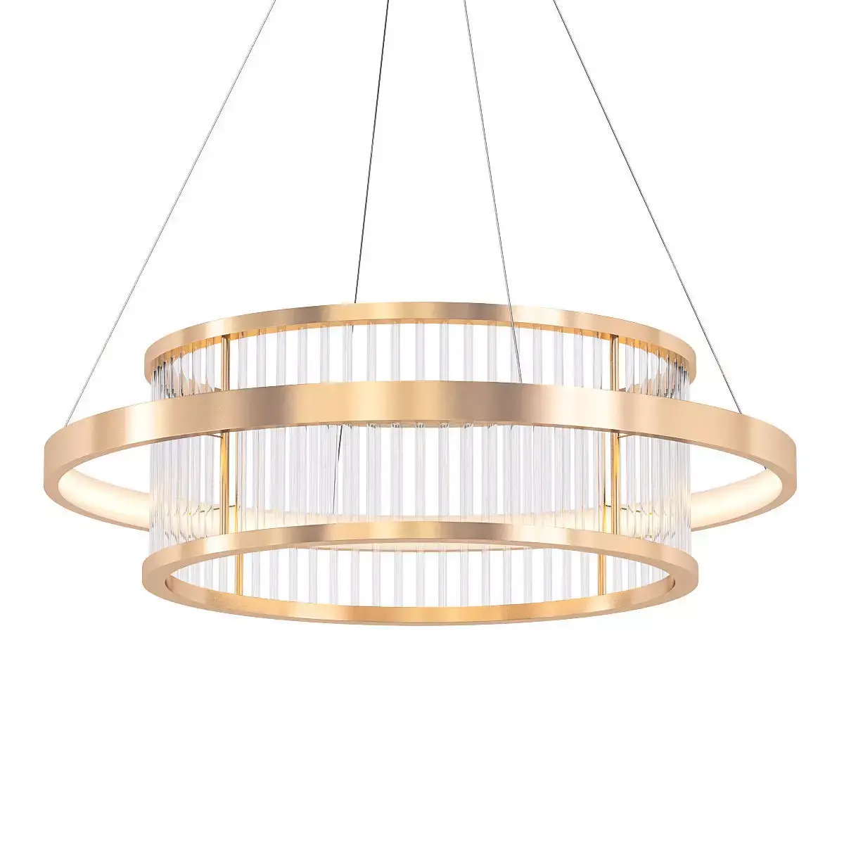 SVANA olympia pendant light - gold 3D model