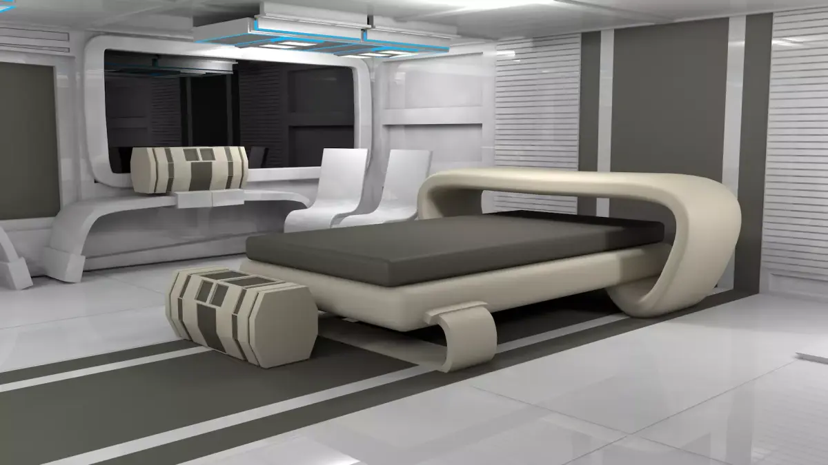 Sci Fi Room 3D model 21