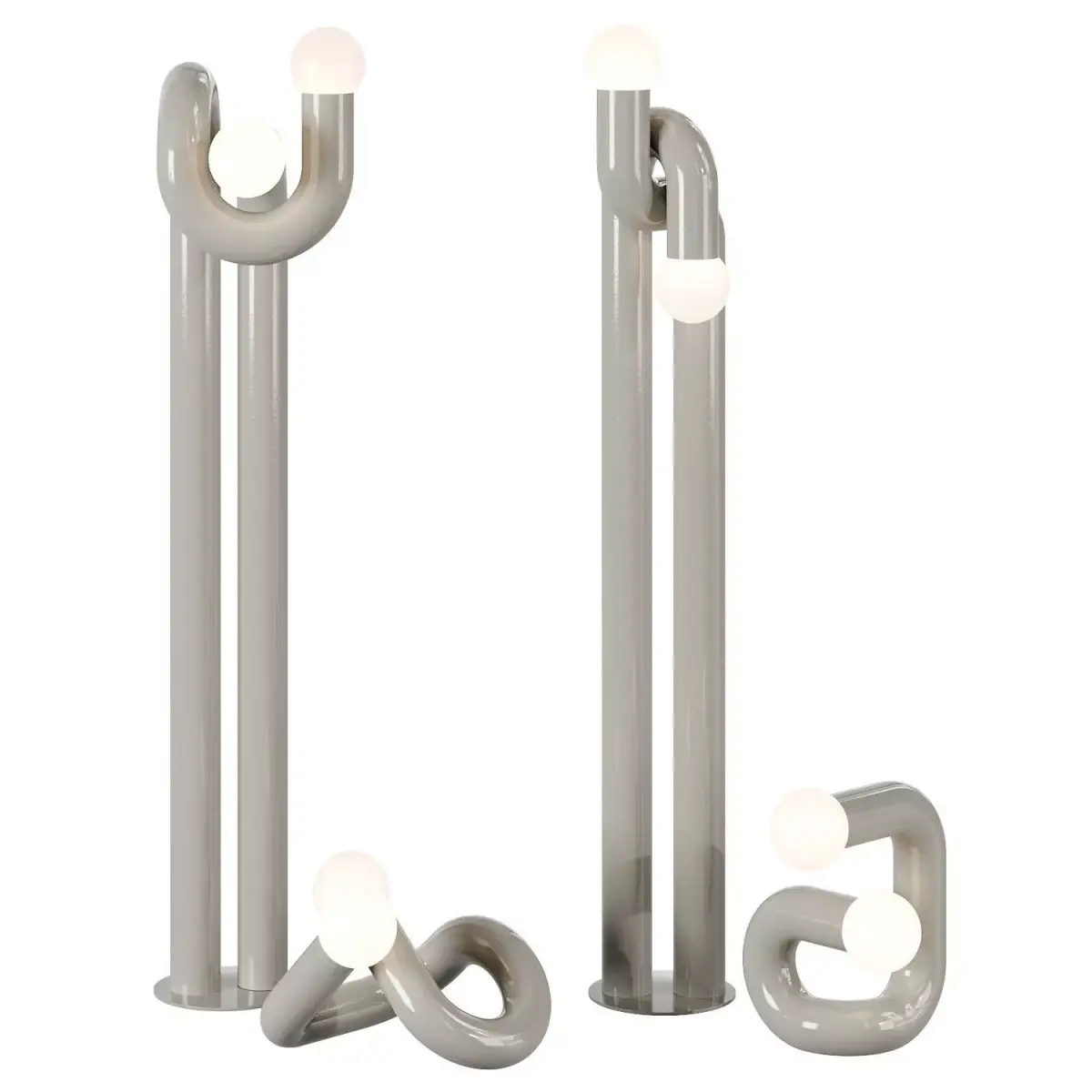 Modulation floor lamp 3D model