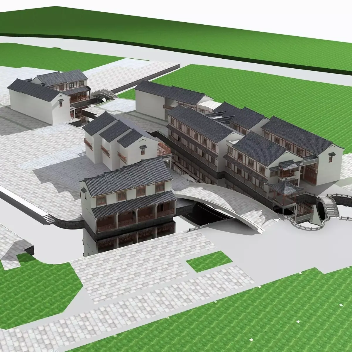 Chinese Style Architecture 3D model 71