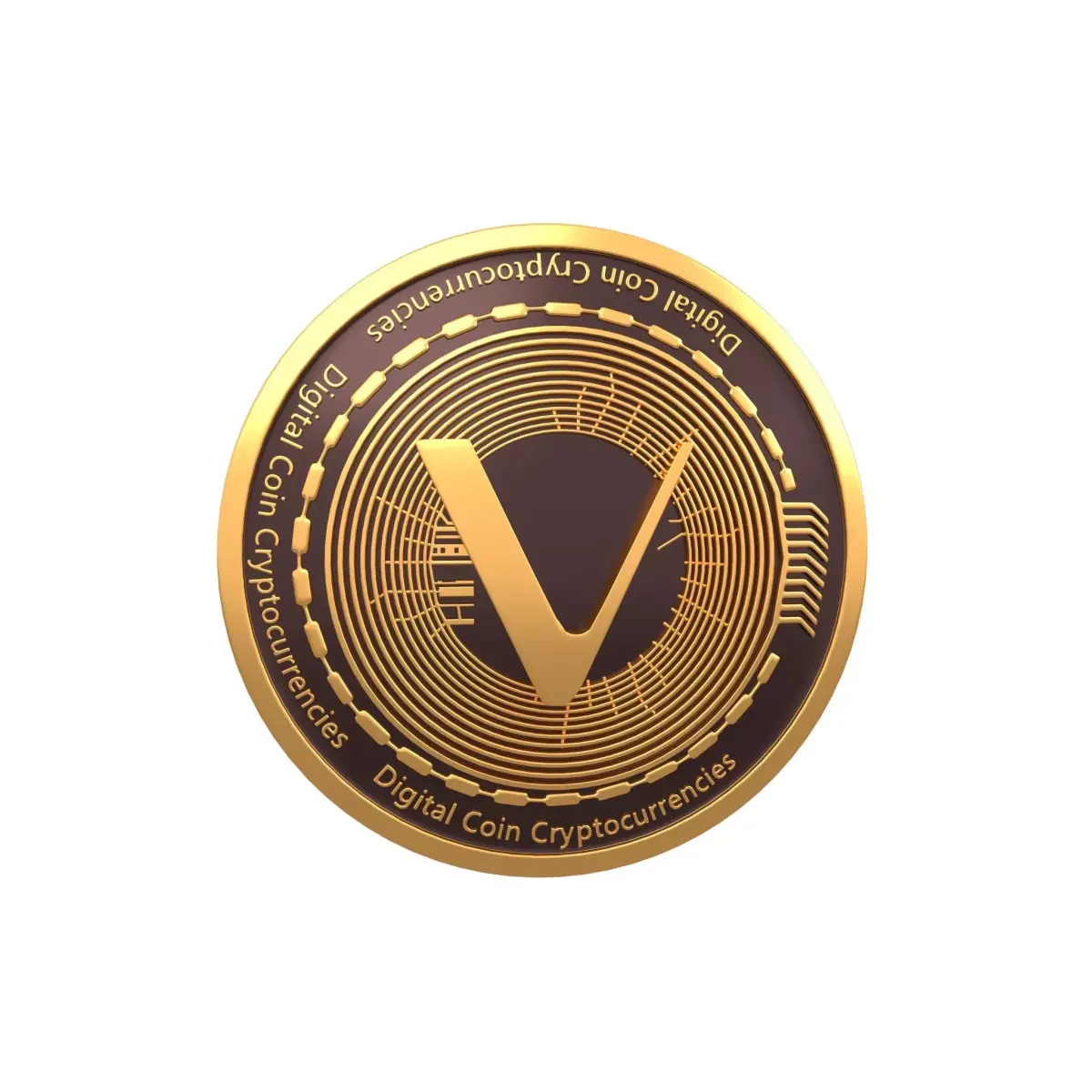 VeChain Coin V2 001 3D model