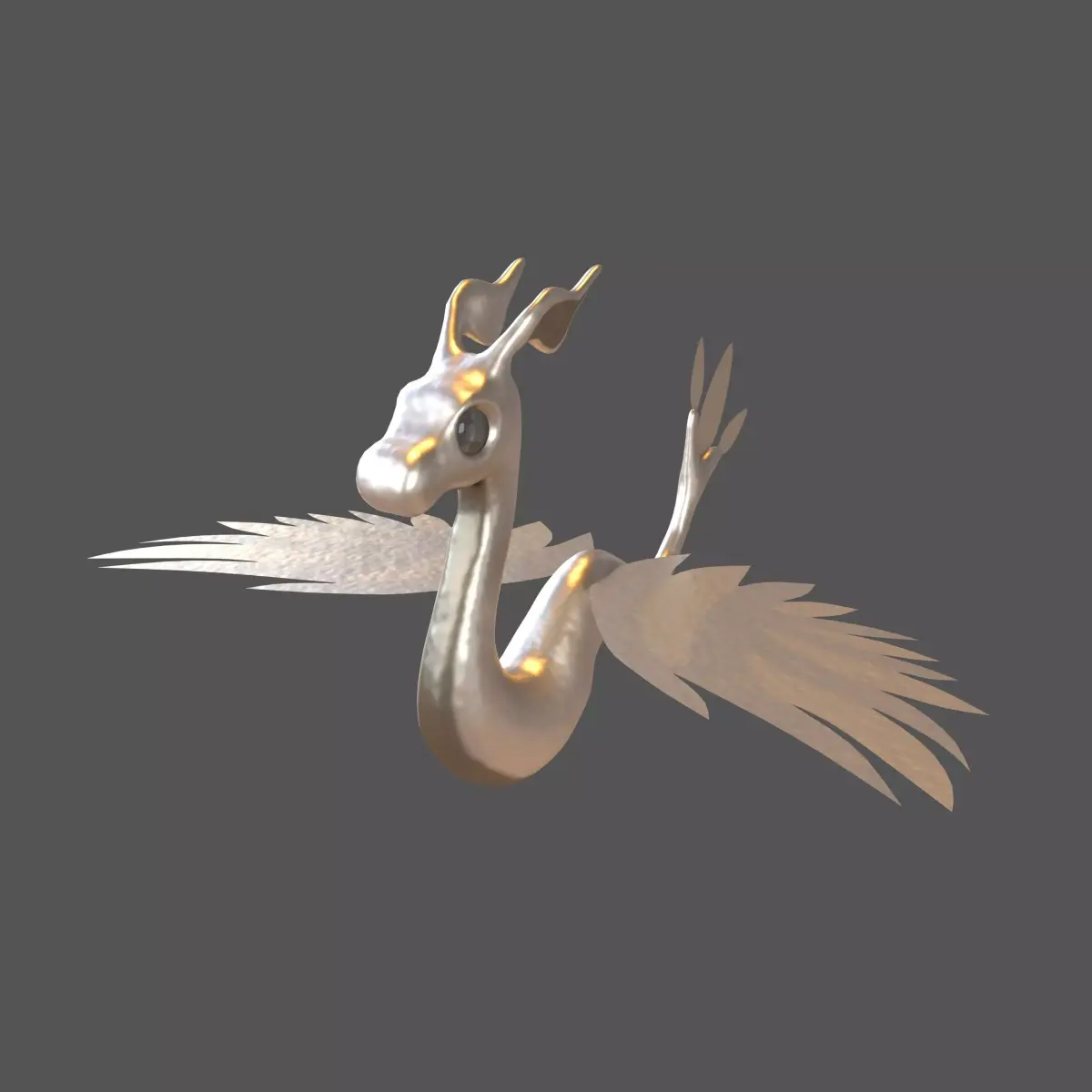 Cartoon Dragon Character v1 006 Low-poly 3D model