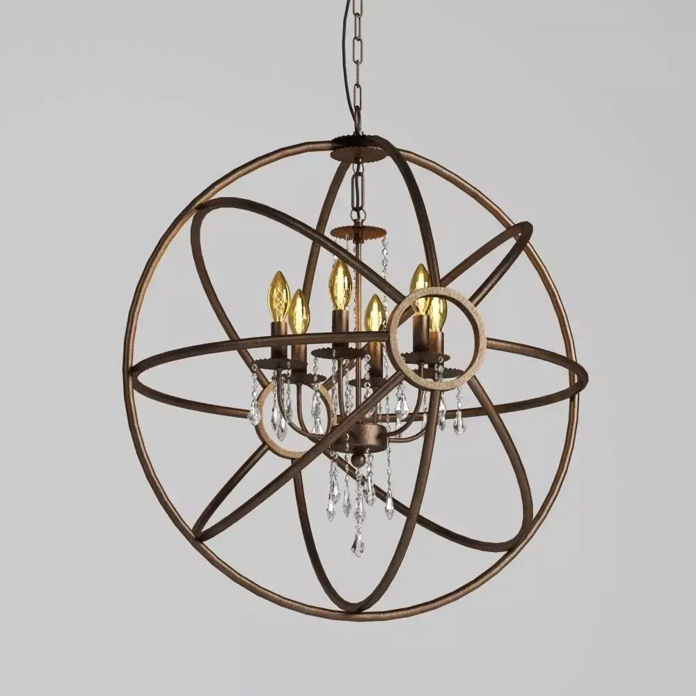 Hanging Lamp LOFT HOUSE P-74-2 3D model