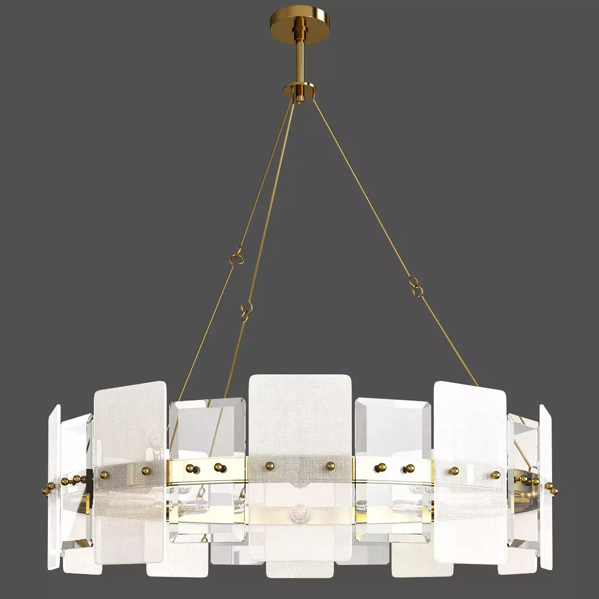 ANABEL CHANDELIER Low-poly 3D model