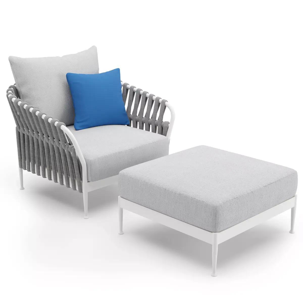 Talenti Frame Armchair White 3D model