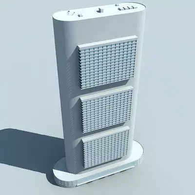 Modern City Office Building 72 3D model