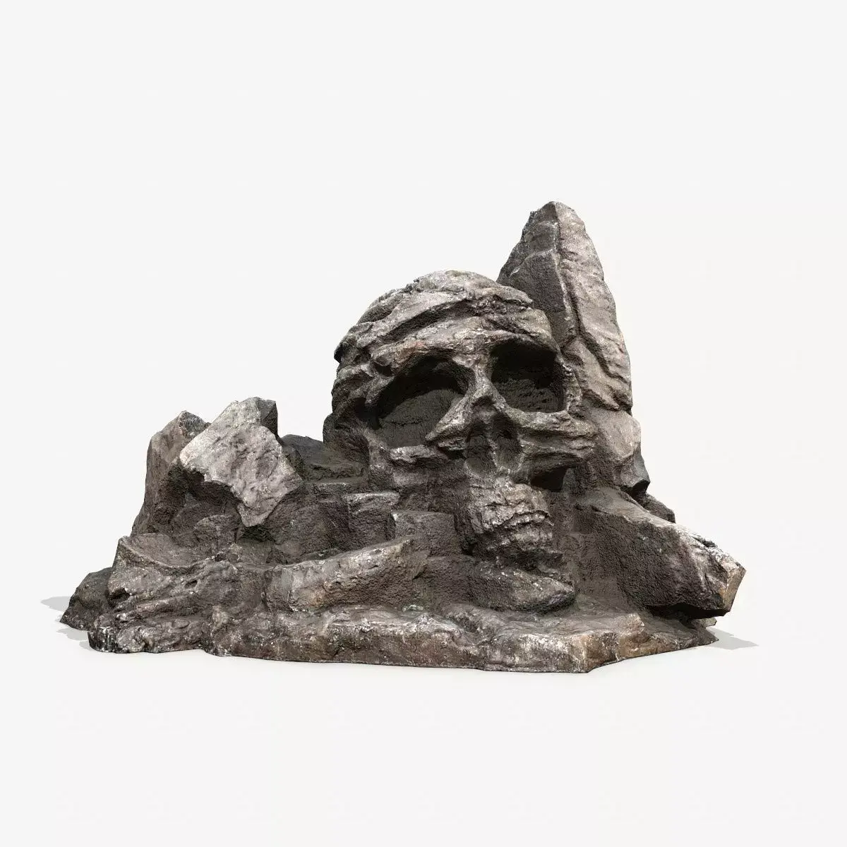 Skull Rock Low-poly 3D model order