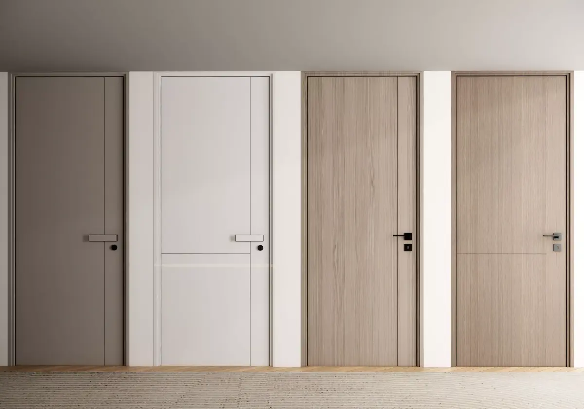 Door Modern bedroom-door-entrance door-wooden door 3D model purchase