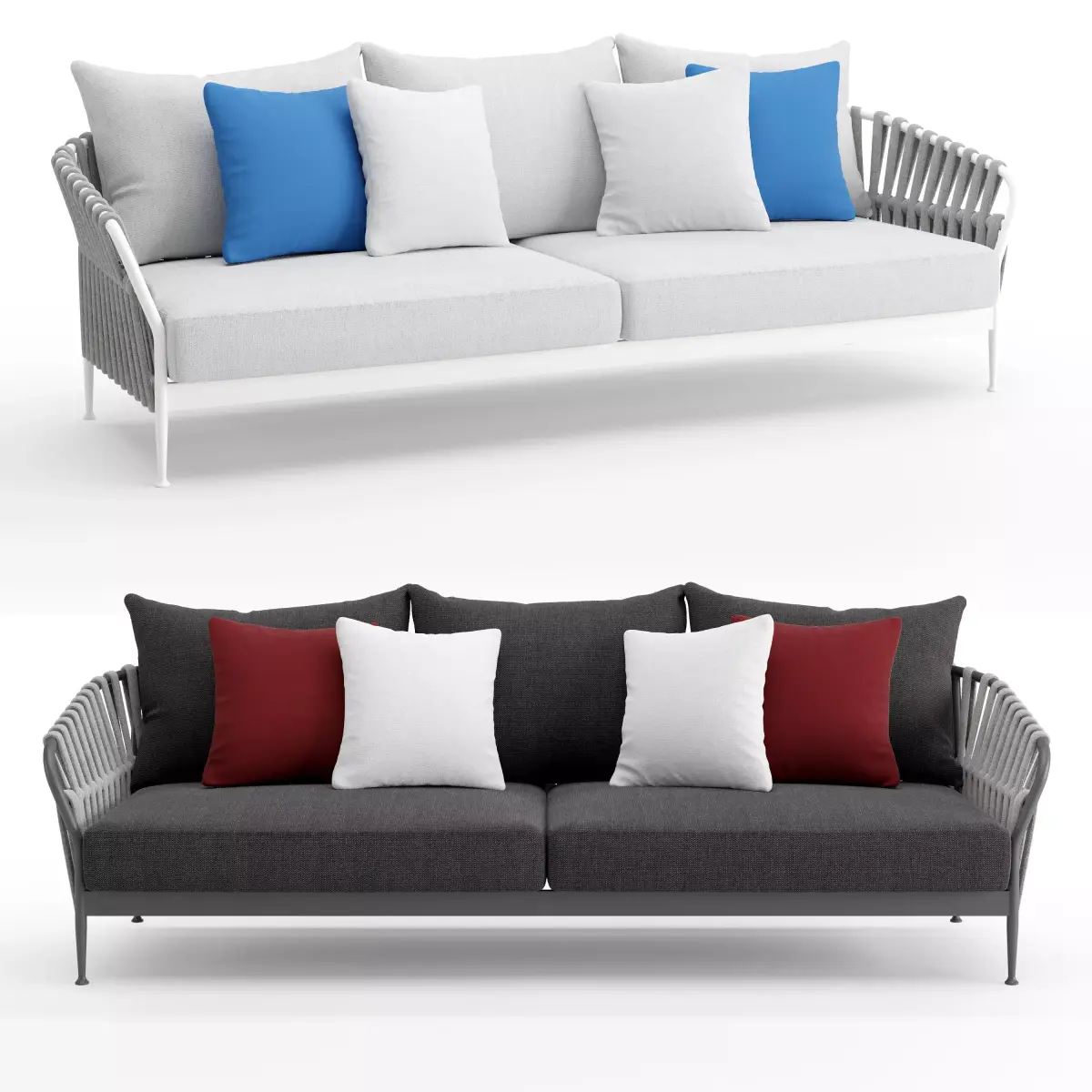 Talenti frame 3 seater sofa 3D model