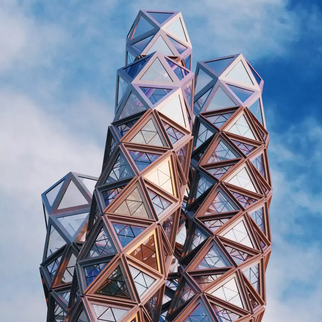Future building 05 3D model