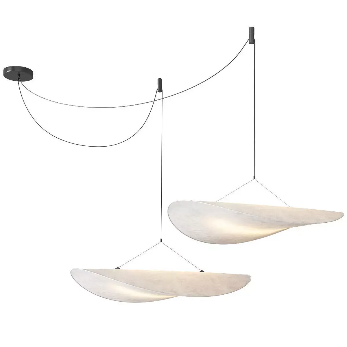 Tyvek Pendant Lamp 3D model