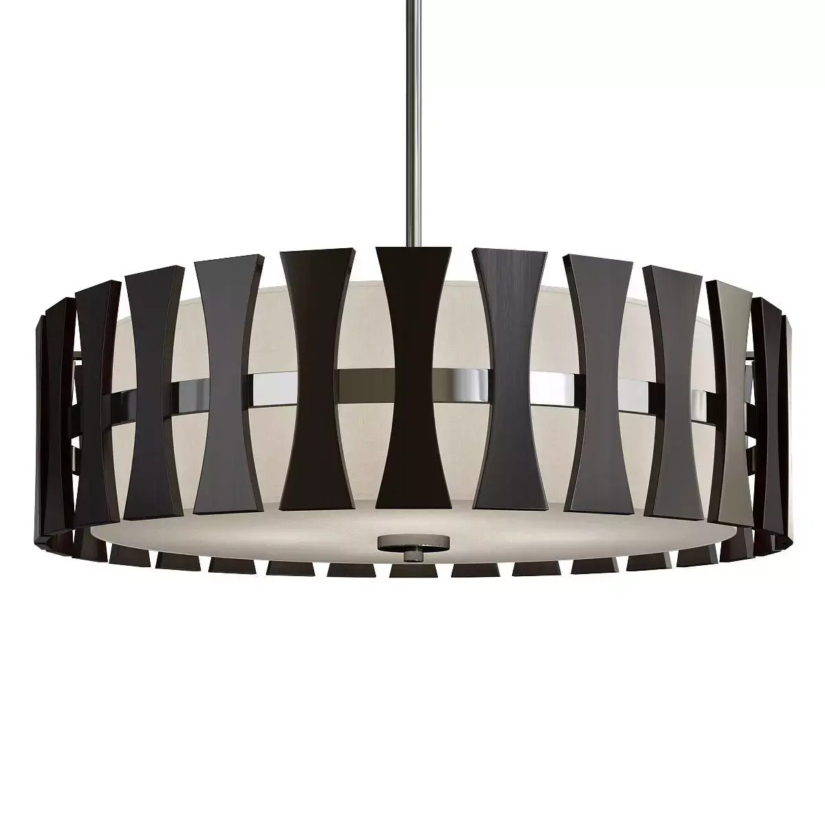 Cirus Semi Flush Pendant Light Low-poly 3D model