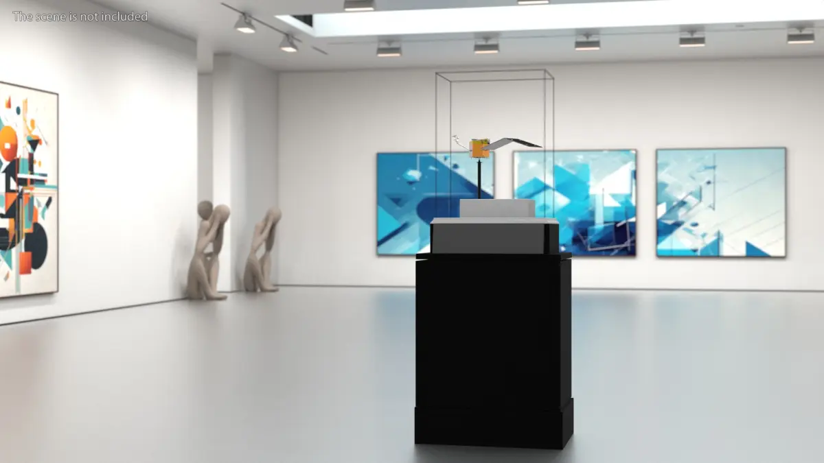 Scientific Museum Exhibit of the Space Industry 3D model
