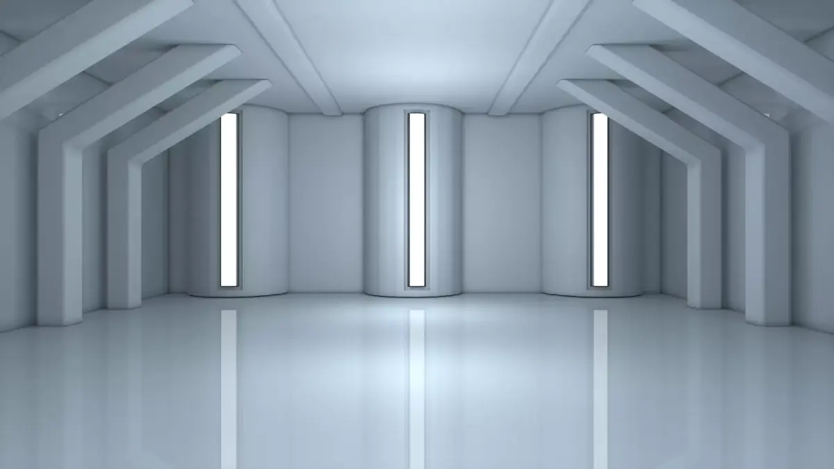 Sci Fi Room Low-poly 3D model 17