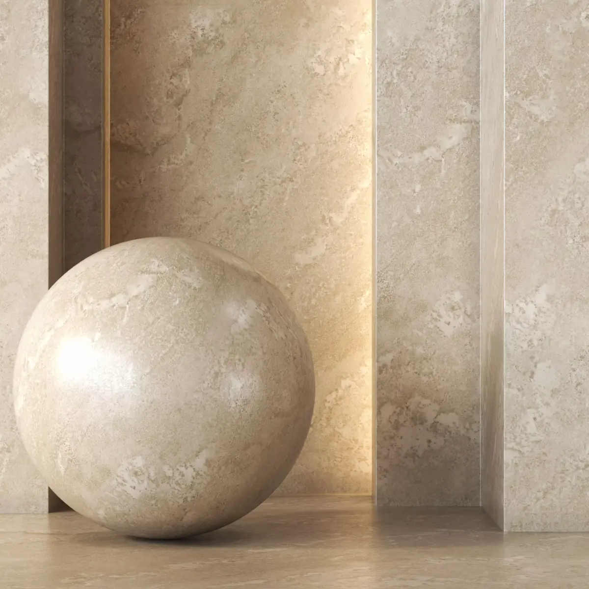Beige Travertine Stone Texture 4K - Seamless Texture buy