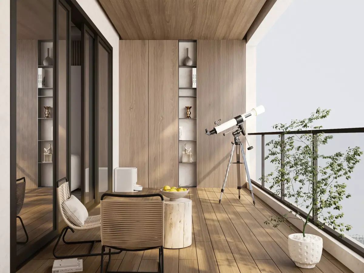 Balcony 3D model 3D model