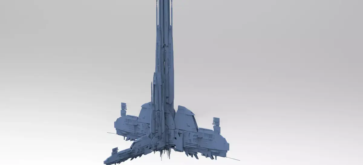 Sci-Fi Assassin tower base 2 3D model