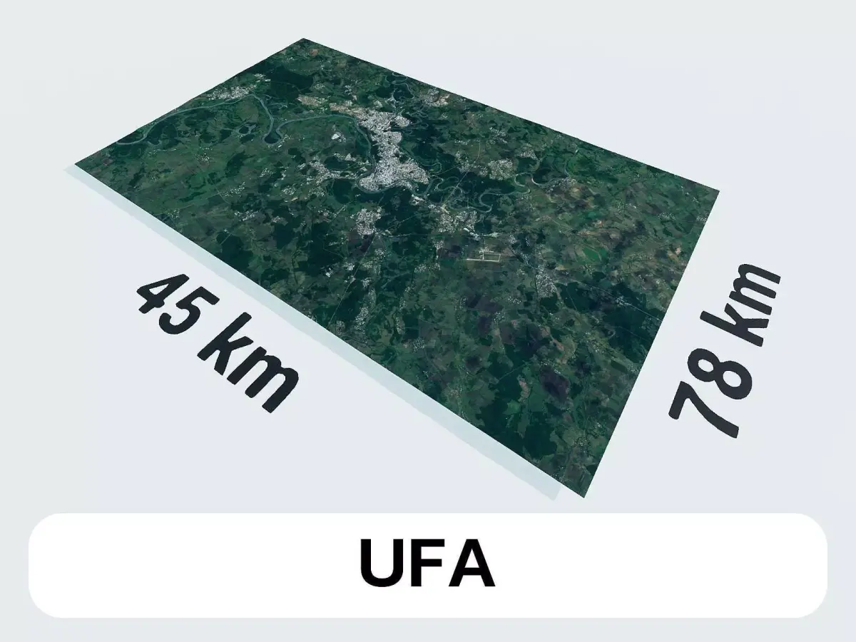 Ufa Russia City Landscape 3D Model 3D model