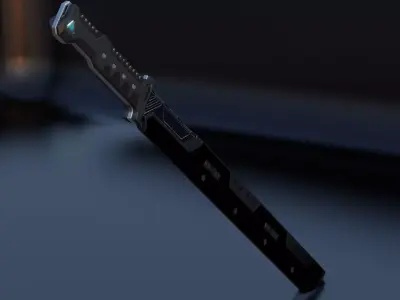 Sci Fi Sword 3D model