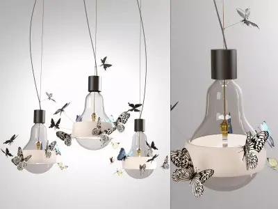 Flatterby Pendant Lamp 3D model