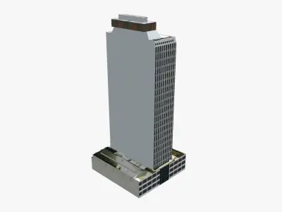 344 Queen Street Low-poly 3D model