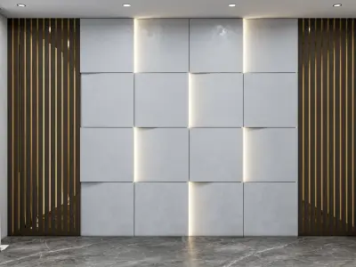 Decorative Wall Panel 3D wall  panel 3d panel 3D model