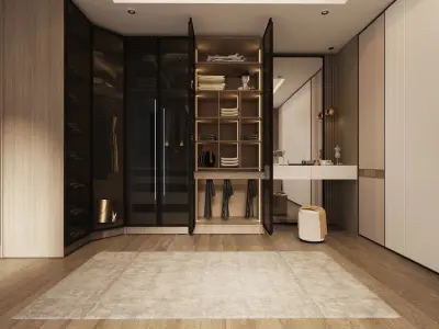 Hpl Dressing Room  Low-poly 3D model