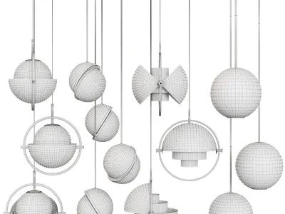 Pendant set 006 3D model