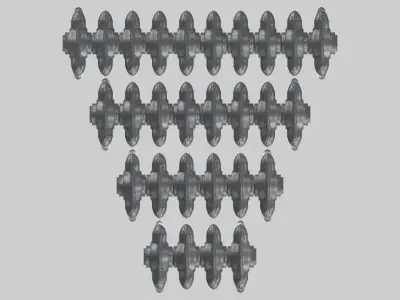 Epoca Cast Iron Radiator 2C Collection 3D model