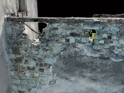 Detailed 3D Architectural Model -Drone-Captured 3D model