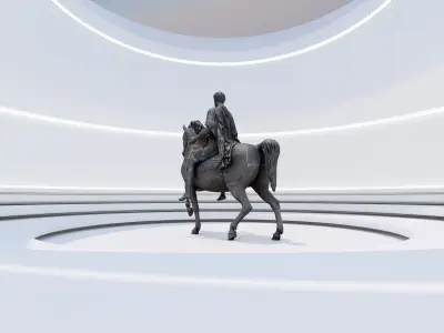 VR Museum Exhibition Art Gallery 3D model