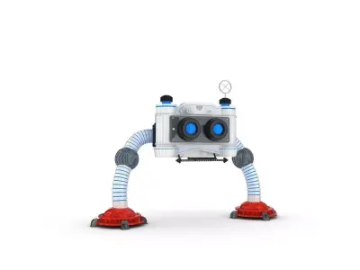 Funny Robot Character 3D model