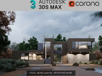 3ds Max Scenes files with Corona Setup 3D Model Pack
