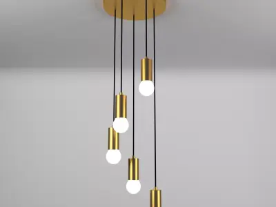 Channing Pendant light 3D model