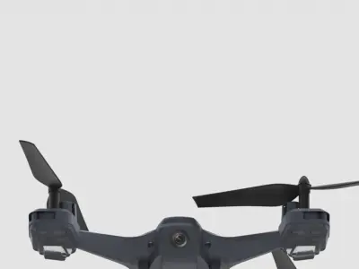 H22 Drone for Kids Adults with Camera Low-poly 3D model