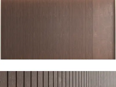 Wood panels set1 3D model