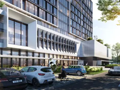 Headquarters Office Building 3D model