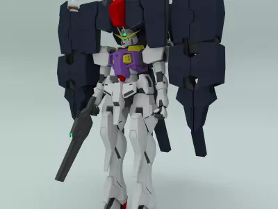 CB-002 Raphael Gundam 3D model