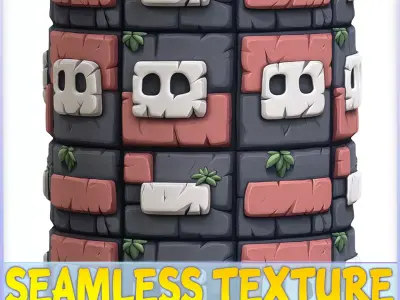 Stylized Wall Seamless Texture Texture 110