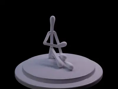 Stick Character 3D print model