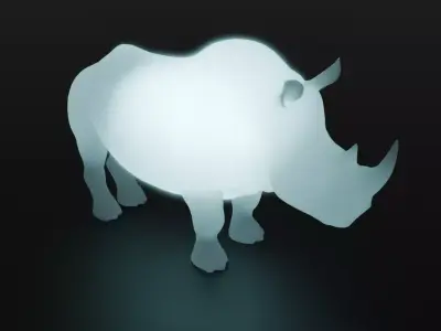 Indirect Rhinoceros lighting 3D model