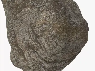  Lowpoly Rock 2 Low-poly 3D model