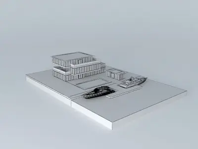 Nice Modern House Free 3D model