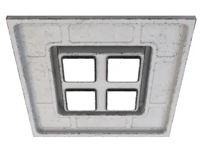 Futuristic Apartment Ceiling 3D model buy