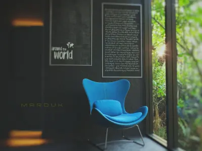 Forest view Scene for Corona Renderer Cinema 4D 3d model 3D model